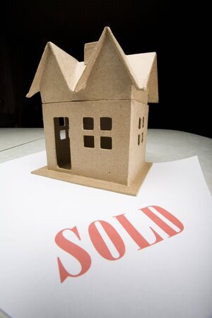 Model House Soldの写真素材