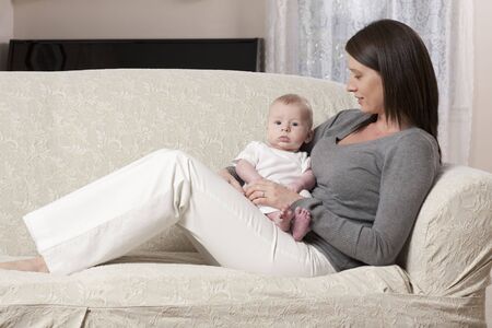 Mother and Babyの写真素材