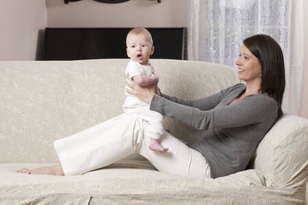 Mother and Babyの写真素材
