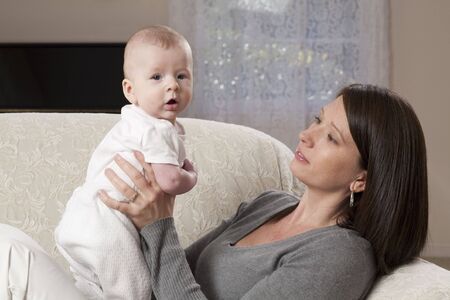 Mother and Babyの写真素材