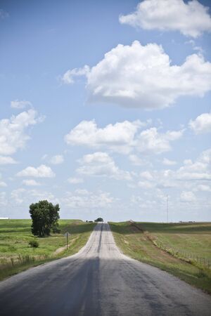 Country Roadの写真素材