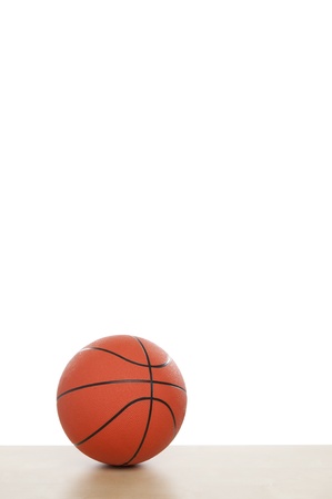Basketball with White Copy Spaceの写真素材