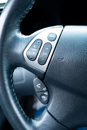 Close up of Details on a Modern Automobile