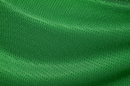 closeup of green jersey fabric textureの写真素材