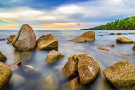 Lanhinkaow Rayong Thailand.It is most famous beach on thailand.の写真素材