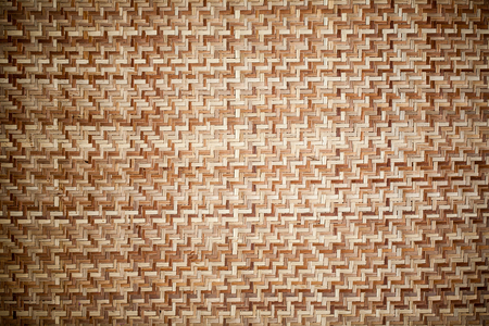 woven wood patternの写真素材