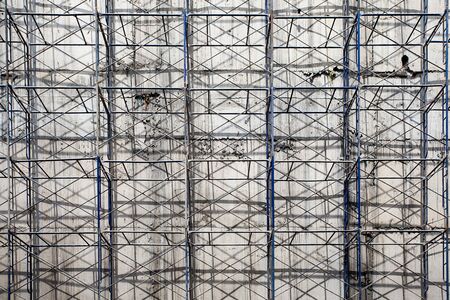 Construction Site with scaffoldingの写真素材