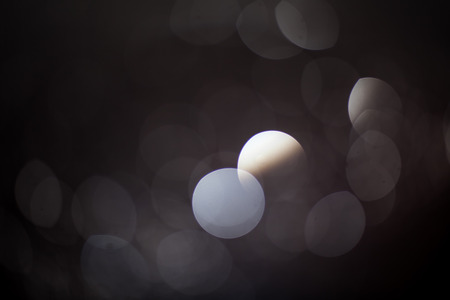 Abstract bokeh on black background