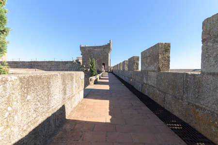 Interior view of Oropesa Castle, Toledo, Spain