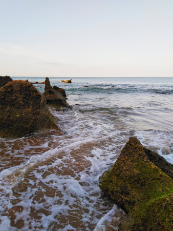 Beach in Conil de la Frontera, Cadiz coast, Andalusia, Spain