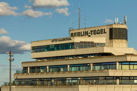 Berlin, Germany - July 01, 2018: Berlin Tegel - Otto Lilienthal Airport Terminal building, TXL, EDDTのeditorial素材