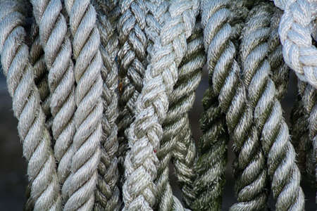 Close up on Mooring Rope