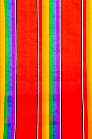 Colorful texture of beach bench in Thailandの写真素材