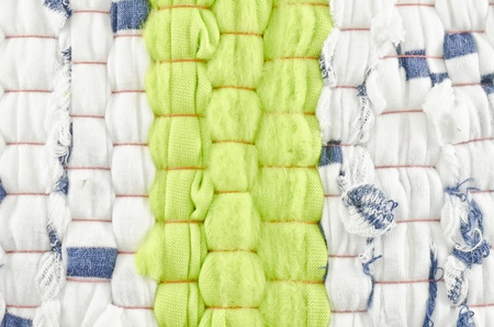 Cloth texture - green and white