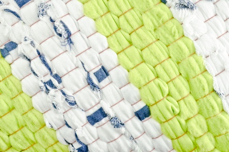 Cloth texture - green and white