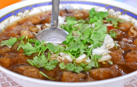 Fish maw soup the bowlの写真素材