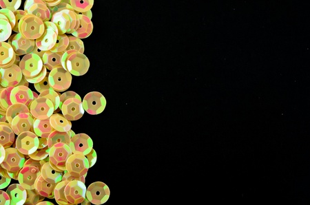 Yellow flowers with black background