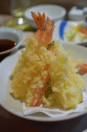Sushi - Shrimp Tempuraの写真素材