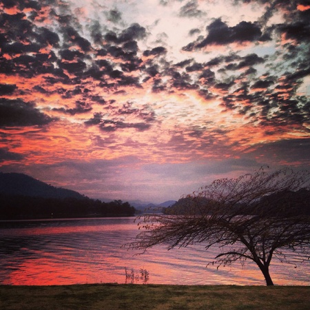 Sun set sceneryの素材