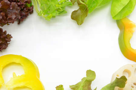 Mix vegetable backgroundの写真素材