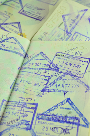 Traveling passportのeditorial素材