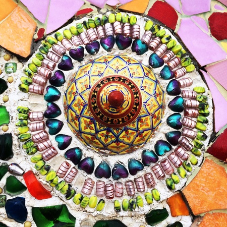Colourful ceramic decorationの素材
