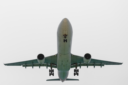 Airplane in the sky