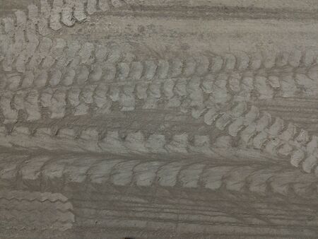 detail gray cement brick for sidewalkの写真素材