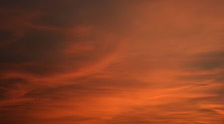 Detail cloudy sky in evening before sunset for backgroundの写真素材