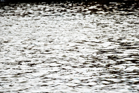 surface of water in waterfall for backgroundの写真素材