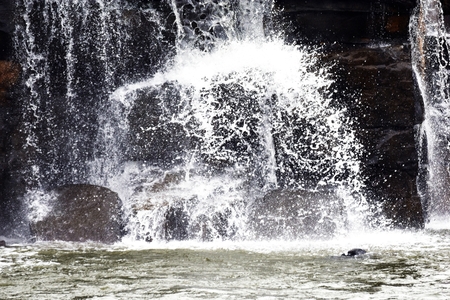 Phoy waterfall, Wangthong, Phitsanulok in Thailandの写真素材
