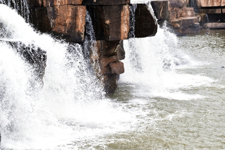 Phoy waterfall, Wangthong, Phitsanulok in Thailandの写真素材