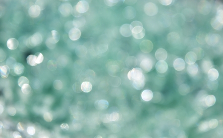 bokeh circle green light for backgroundの写真素材