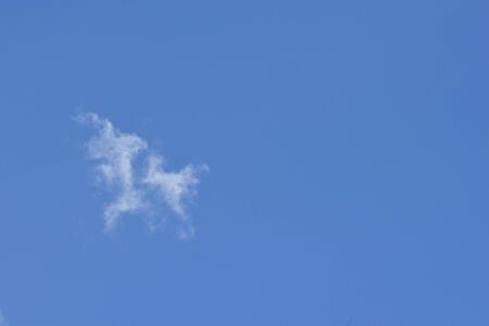 white cloudy on blue sky for backgroundの写真素材