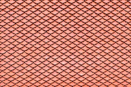 brown ceramic tile roof  texture for backgroundの写真素材