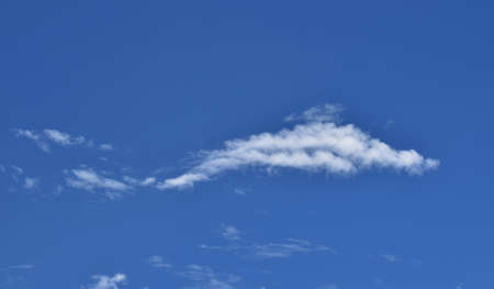 white cloudy on blue sky for backgroundの写真素材