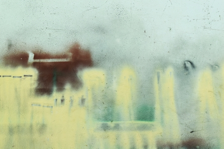 color on diry surface cement wall for backgroundの写真素材