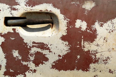 scratch and broken on surface old carの写真素材