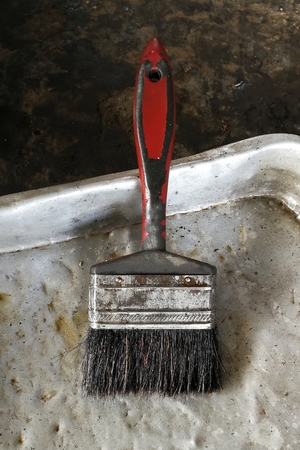 old paint brushの写真素材