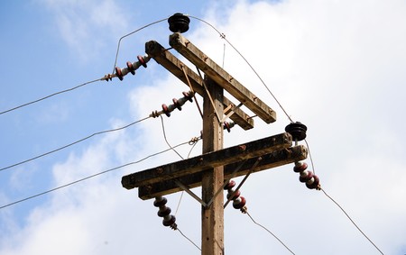 Poles cord clutter  Seen anywhere in Thailand