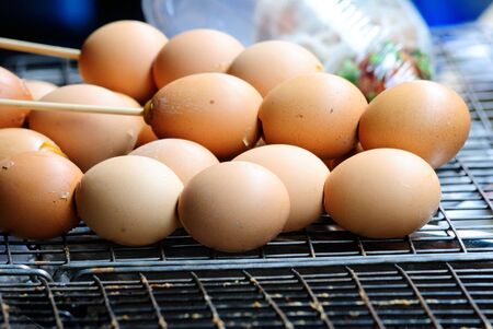 grilled Eggの写真素材