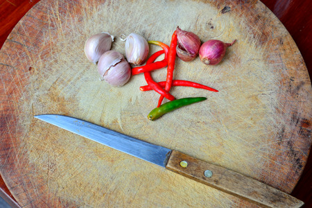 salt and pepper from above - cooking food. Background with free text spaceの写真素材