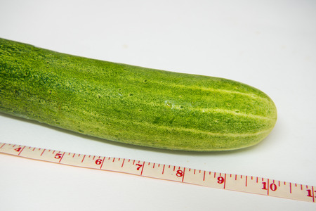 lemon and cucumber in penis shape.の写真素材