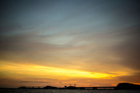 sea sunsetの写真素材