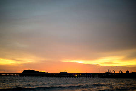 sea sunsetの写真素材