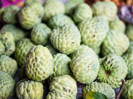Thai fruits and vegetables on market.