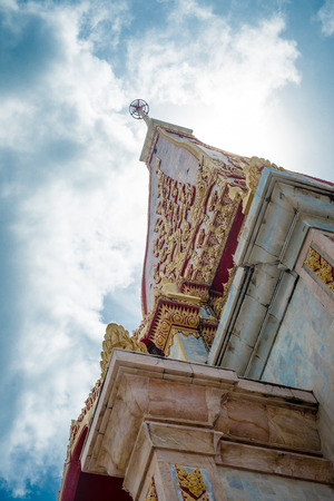 Wat Chalong,Luang Pho Chaem,Thailand, Travel and tourism in Phuket.の写真素材