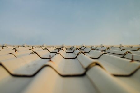 clouds in the blue skyの写真素材