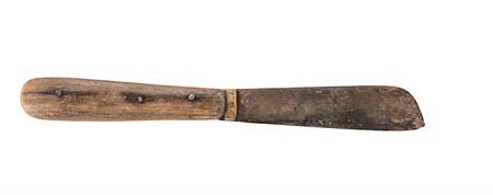 knife with rust