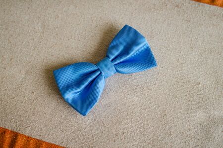 Blue bowtie